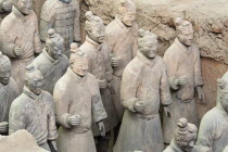 China, Shaanxi, Xian, Terracotta army.