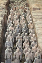 China, Shaanxi, Xian, Terracotta army.