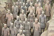 China, Shaanxi, Xian, Terracotta army.