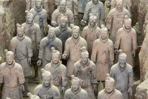 China, Shaanxi, Xian, Terracotta army.