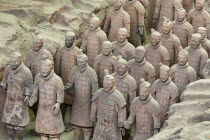 China, Shaanxi, Xian, Terracotta army.