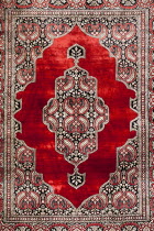 China, Colourful woven Chinese carpet.