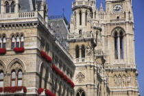 Austria, Vienna, The Rathaus.