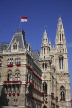 Austria, Vienna, The Rathaus.