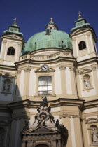 Austria, Vienna, St Peters Church.