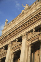 Austria, Vienna, Hofburg Theatre exterior detail.