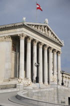 Austria, Vienna, Parliament building.