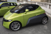 Austria, Vienna, Modern electric car.