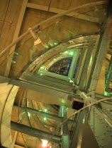 Ireland, Dublin, St James Gate, view up through the Guinness Storehouse visitor attraction.