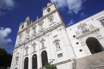 Portugal, Lisbon, exterior of the Monastery of Sao Vicente de Fora.
