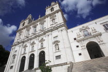 Portugal, Lisbon, exterior of the Monastery of Sao Vicente de Fora.