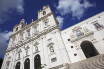 Portugal, Lisbon, exterior of the Monastery of Sao Vicente de Fora.