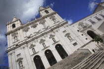 Portugal, Lisbon, exterior of the Monastery of Sao Vicente de Fora.