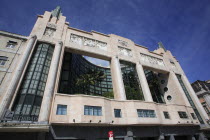 Portugal, Lisbon, Eden Teatro former cinema exterior, now a hotel.