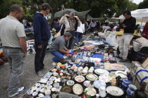 Portugal, Lisbon, Feira da Ladra fleamarket in the Alfama district.