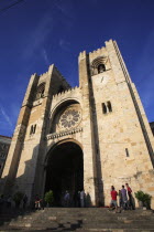 Portugal, Lisbon, Se Cathedral exterior.
