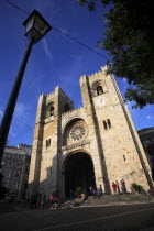 Portugal, Lisbon, Se Cathedral exterior.