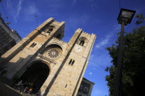 Portugal, Lisbon, Se Cathedral exterior.