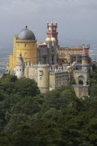 Portugal, Estremadura, Sintra, Pena National Palace.