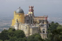 Portugal, Estremadura, Sintra, Pena National Palace.