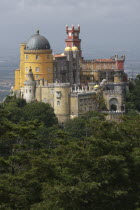 Portugal, Estremadura, Sintra, Pena National Palace.
