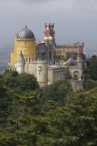 Portugal, Estremadura, Sintra, Pena National Palace.