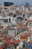 Portugal, Lisbon, View over the city seen from the Graca district.