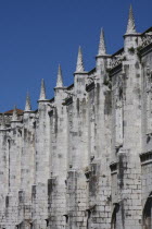 Portugal, Lisbon, Belem,  Detail of Dos Jeronimos Monastery.