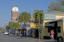 USA, Florida, Key West, Capt Tonys Saloon on Greene Street with Hemingway sign.