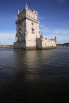 Portugal, Estremadura, Lisbon, Tower of Belem.