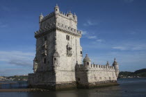 Portugal, Estremadura, Lisbon, Tower of Belem.