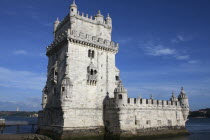 Portugal, Estremadura, Lisbon, Tower of Belem.