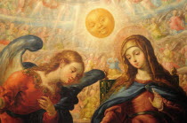 Mexico, Bajio, Zacatecas, La Anunciacion by Cristobel de Villalpondo 1706 in the Monastery Museum of Guadalupe.