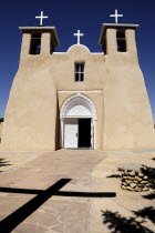 USA, New Mexico, Taos, Church of San Francisco de Asis.