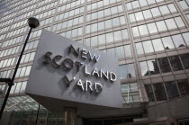 England, London, Westminster, New Scotland Yard building headquarters of the Metropolitan Police Service in 8-10 Broadway.