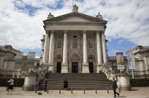 England, London, Exterior of the Tate Britain art gallery in Pimlico.