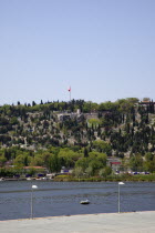 Turkey, Istanbul, Golden Horn, view across water from the Halic conference centre.