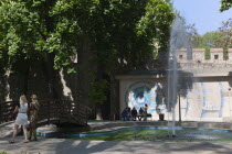 Turkey, Istanbul, Sultanahmet, Topkapi Palace Gardens.