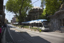 Turkey, Istanbul, Sultanahmet, Turkey, Istanbul, Sultanahmet, modern electric tram.