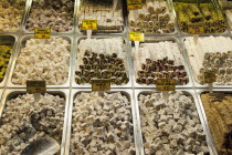 Turkey, Istanbul, Eminonu, Misir Carsisi, Spice Market interior.