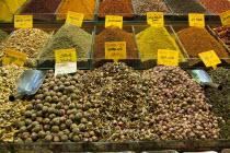 Turkey, Istanbul, Eminonu, Misir Carsisi, Spice Market interior.