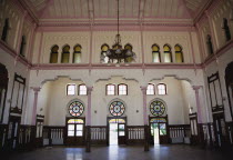 Turkey, Istanbul, Sirkeci Gar, railway station waiting room interior.