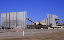 Namibia, Diamond mine in the Diamond coast region of the Namib Naukluft desert. This area is owned by De Beers and is completely restricted.