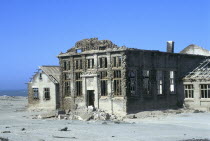 Namibia, an abandoned Diamond mine on the Diamond area of the Namibian Coast.  Now in the restricted Diamond area owned by the mining company DeBeers the area is rarely visited.