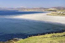 Ireland, County Donegal, Gweebarra Bay, view over beach from Narin.