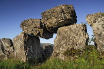 Ireland, County Sligo, Sligo Town, Deerpark Court Tomb.