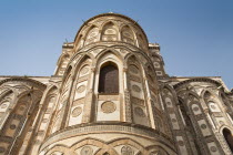 Italy, Sicily, Near Palermo, Monreale, Apse of Monreale Cathedral.
