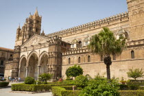 Italy, Sicily, Palermo, Cathedral.