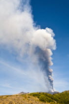 Italy, Sicily, Mount Etna erupting on 8th September 2011.