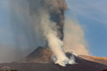 Italy, Sicily, Mount Etna erupting on 8th September 2011.